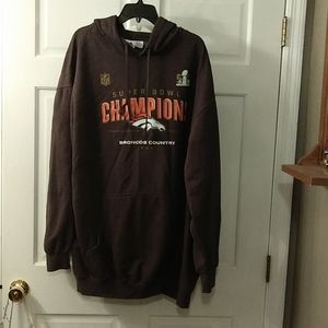 Super Bowl 50 Denver Broncos pullover hoodie